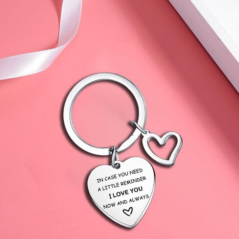 Nzztont Valentine Keychain Gifts for Boyfriend Girlfriend Husband Wife I Love You Keychain Gift for Valentine's Day Gifts for Him Girlfriend Gifts from Boyfriend in Kuwait