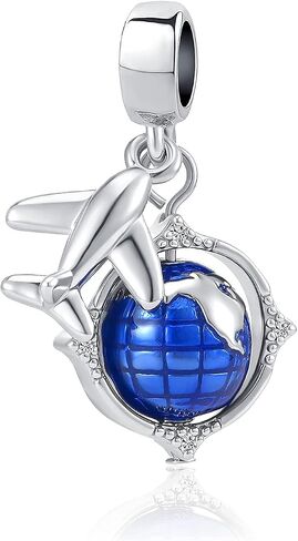 OutstandLong Vacation Travel Series Passport Airplane Bead Charms for Bracelets in Saudi Arabia