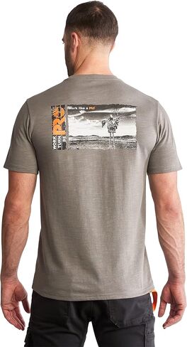 Timberland PRO Men's Base Plate Hw Windmill Graphic Short Sleeve T-Shirt in Saudi Arabia