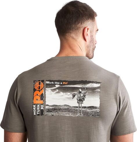 Timberland PRO Men's Base Plate Hw Windmill Graphic Short Sleeve T-Shirt in Saudi Arabia