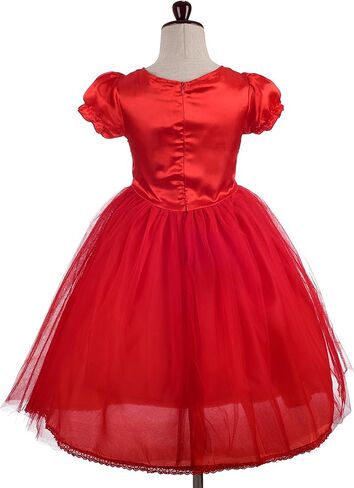 فستان الأميرة للفتيات من Lito Angels أزياء الهالوين وعيد الميلاد فساتين فاخرة مع غطاء للرأس in Kuwait