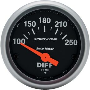 Auto Meter 3349 Sport-Comp Electric Differential Temperature Gauge