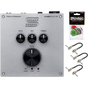 Seymour Duncan PowerStage 170 Pedalboard Guitar Amp Bundle with 3 MXR Patch Cables and Dunlop Pick Pack