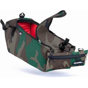 5000 Ruckus Under the Seat Bag - Water-Resistant, Tear-Resistant, Industrial Grade Ballistic Nylon with Hook and Loop Secure Straps, 23 Liters of Storage - Backwoods Camo