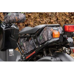 حقيبة 5000 تحت المقعد - متوافقة مع جميع موديلات Honda Ruckus - مقاومة للماء والتمزق، نايلون باليستي من الدرجة الصناعية مع أشرطة آمنة بخطاف وحلقة - أسود