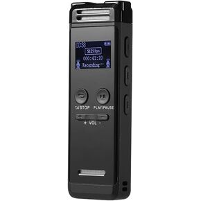 64GB Digital Voice Recorder Voice Activated Recorder for Lectures Meetings - 4608 Hours Sound Audio Recorder Dictaphone Recording Device with Playback,MP3 Player,Password,Variable Speed…