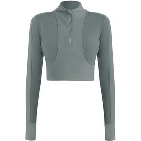 Women's Stretchy Athletic Workout Lightweight Jacket Full Zip Running Track Jacket