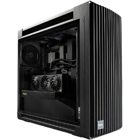 ProArt PA602 E-ATX Computer Case 420mm Radiator Support, Dual 200mm Built-in Fans, Front Panel IR dust Indicator, Power Lock Latch, Tool-Less PCIe mounting & GPU Holder, 20Gbps USB-C Front I/O
