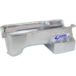 Canton Racing Products 15-690 Oil Pan (For Ford 351W Fox Body Mustang Rear T Sump Street Pan), 1 Pack