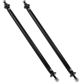 Unifizz 2pcs Front Rear Bumper Lip Splitter Strut Rod 200mm 7.87 Splitter Support Rods Adjustable Tie Support Bars Fit Most Vehicle Black