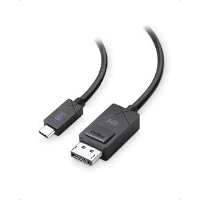 [Designed for Microsoft Surface] Cable Matters 32.4Gbps USB-C to DisplayPort 1.4 Cable 6 Feet / 1.8 Meters Supports 4K 144Hz and 8K 60Hz HDR - USB4, Thunderbolt 3 and Thunderbolt 4 Port Compatible