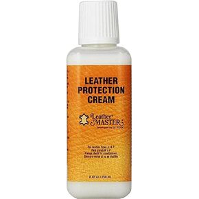 LEATHER MASTER 250ML Leather Protection Cream - Leather Cleaner and Conditioner for Couch Clothes Purses Shoes Boots Car Leather Water Based Formula