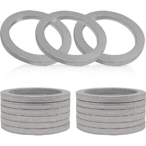 15PCS M18 Crush Aluminum Oil Drain Plug Gasket Washers Compatible with Ford Mazda Porsche Volvo 90012310630 977751