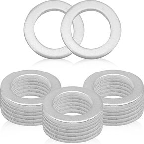 20PCS M14 Drain Plug Gasket Aluminum Engine Oil Crush Washers Replacement for Acura 94109-14000
