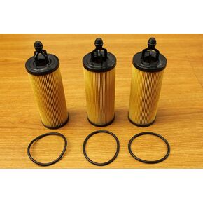 Chrysler Jeep Dodge RAM 3.2L 3.6L V6 Pentastar Oil Filter Set of 3 Mopar