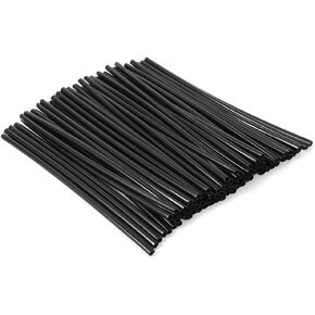 Spoke Skins Rims Wheel Trim Wrap, 72 Pieces Bike Motorcycle Covers Wrap Decor Protector, Spoke Wheel Spoke Skins Covers for Universal Motocross Dirt Bike(black)