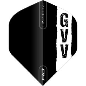 RED DRAGON Players Hardcore Dart Flights - 3 Sets Per Pack (9 Dart Flights in Total)