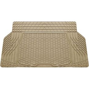 FH Group ClimaProof™ for all weather protection Universal Fit Cargo Mats fits most Cars, SUVs, and Trucks (Semi Custom Trimmable Vinyl, 55 x 31.5 inches) Tan
