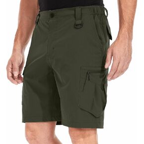 Toomett Men's Hiking Cargo Shorts Quick Dry Lightweight Travel Shorts with Multi Pockets for Fishing Camping Golf