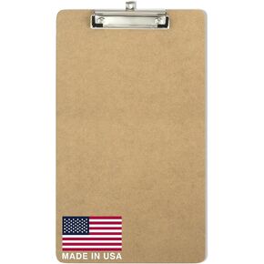 Officemate Recycled Legal Size Wood Clipboard, Low Profile Clip, Brown (83225)