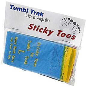 حشوة حذاء Tumbl Trak Sticky Toes للجنسين، باللون الأزرق، لتدريب مقدمة القدم