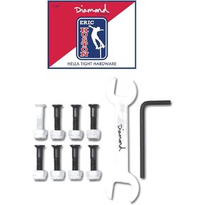 DIAMOND SUPPLY CO. Eric Koston Pro Hardware 7/8" Single Pack White/Black
