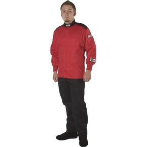 G-Force 4126SMLRD GF 125 Red Small Single Layer Racing Jacket