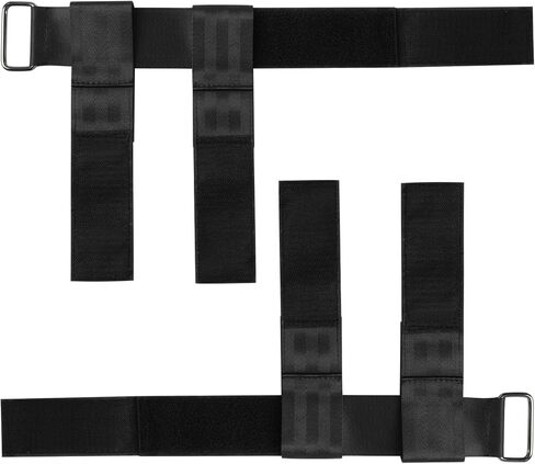 قطعتان من جهاز تدريب Varku Tibialis، أشرطة كاحل دمبل قابلة للتعديل، حزام كاحل ذراع من النايلون للدمبل، مدرب قوة تثبيت بخطاف وحلقة، بدون انزلاق، حزام فقط in Kuwait