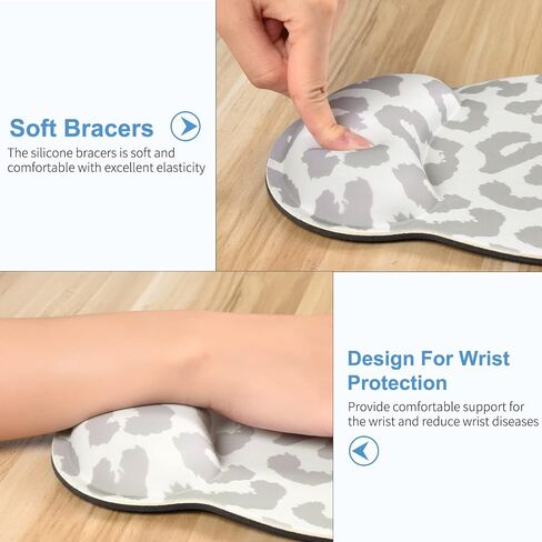 Seorsok Cute Mouse Pad with Wrist Support Keyboard Wrist Rest Set,Ergonomic Mouse Pad with Non-Slip Base for Office Gaming Working Computers,Easy Typing & Pain Relief Mouse Mat,Fruit&Orange in Saudi Arabia