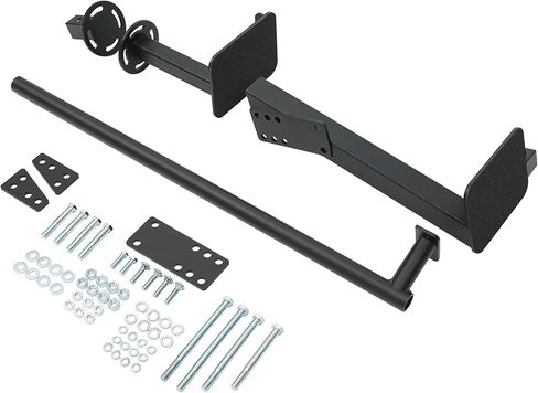 ‎KUAFU Universal قابلة للتعديل وقابلة للتدوير 360 خطوة مقطورة متوافقة مع مقطورة القارب المطلية بمسحوق فولاذي قابل للتعديل، خطوتان in Kuwait