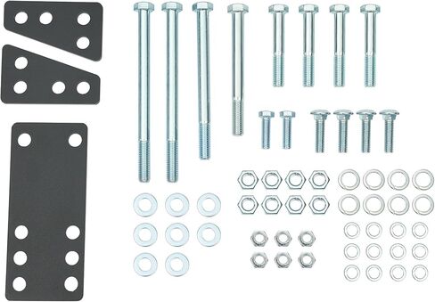 ‎KUAFU Universal قابلة للتعديل وقابلة للتدوير 360 خطوة مقطورة متوافقة مع مقطورة القارب المطلية بمسحوق فولاذي قابل للتعديل، خطوتان in Kuwait