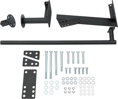 ‎KUAFU Universal قابلة للتعديل وقابلة للتدوير 360 خطوة مقطورة متوافقة مع مقطورة القارب المطلية بمسحوق فولاذي قابل للتعديل، خطوتان in Kuwait