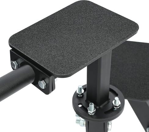 ‎KUAFU Universal قابلة للتعديل وقابلة للتدوير 360 خطوة مقطورة متوافقة مع مقطورة القارب المطلية بمسحوق فولاذي قابل للتعديل، خطوتان in Kuwait