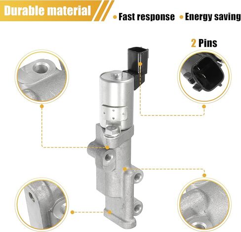 X AUTOHAUX 23796-4W005 متغير صمام توقيت الملف اللولبي VVT لنيسان باثفندر 3.3 V6 1997-2004 صمام التحكم في زيت عمود الحدبات للمحرك in Saudi Arabia