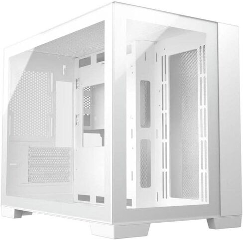 حقيبة كمبيوتر M711 سوداء اللون Micro ATX Mini-ITX Tower PC حافظة عالية تدفق الهواء من الزجاج المقسى المزدوج مع مروحة ARGB مقاس 3 × 12 سم مثبتة مسبقًا USB3.0X2 360 مم دعم AIO في الأعلى in Saudi Arabia
