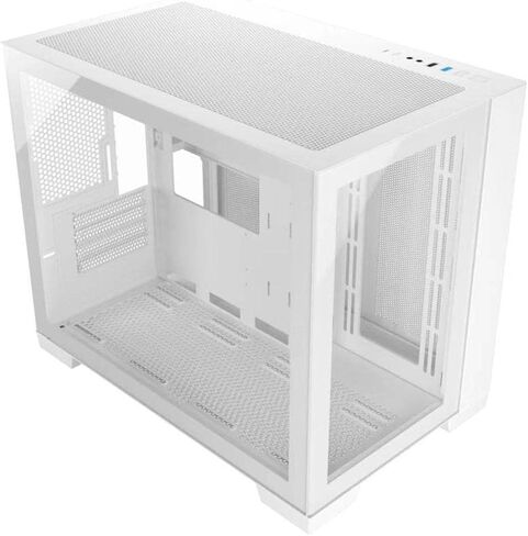 حقيبة كمبيوتر M711 سوداء اللون Micro ATX Mini-ITX Tower PC حافظة عالية تدفق الهواء من الزجاج المقسى المزدوج مع مروحة ARGB مقاس 3 × 12 سم مثبتة مسبقًا USB3.0X2 360 مم دعم AIO في الأعلى in Saudi Arabia