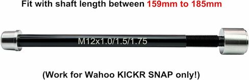 مدرب الدراجة من خلال محول المحور لـ Wahoo Kckr Snap M12 1.0 1.5 1.75 درجة الخيط 159 إلى 185 مم طول العمود يناسب معظم 142 148 Hub in Saudi Arabia