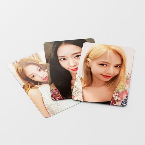 بطاقات صور باللون الوردي المولود باللون الوردي 55 قطعة 2022 الألبوم الجديد الثاني بطاقات BornPink Lomo هدية بضائع Kpop لمحبي الأولاد والبنات من النوع C in Kuwait