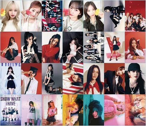 مجموعة هدايا مكونة من 55 قطعة من ألبوم IVE I'VE MINE من بطاقات الصور Kpop Merch Lomo للأولاد والبنات in Kuwait
