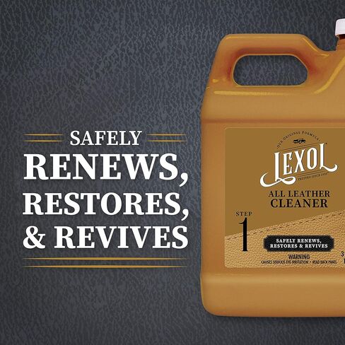 منظف ​​الجلود ليكسول (الخطوة 1) من ليكسول، يستخدم على الأثاث وداخل السيارة والأحذية وحقائب اليد، نظام بخطوتين، 3 لتر in Kuwait