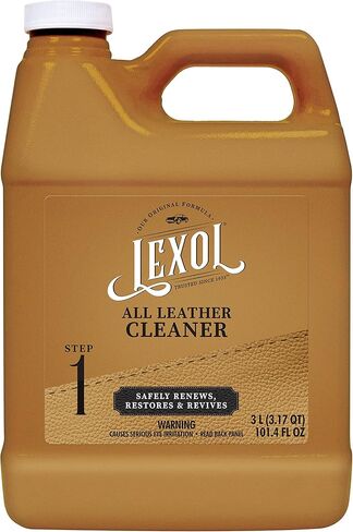منظف ​​الجلود ليكسول (الخطوة 1) من ليكسول، يستخدم على الأثاث وداخل السيارة والأحذية وحقائب اليد، نظام بخطوتين، 3 لتر in Kuwait