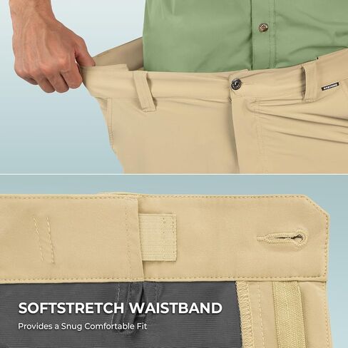 KastKing Cool Caster Men's Fishing Shorts, UPF 50+ Hiking Shorts, 10.5" and 7.5" Available, Water Repellent, 4-Way Stretch in Saudi Arabia
