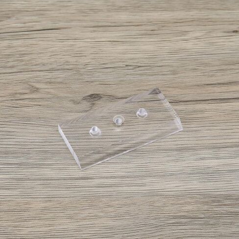 2pcs Acrylic Wall Deck Hanger Acrylic Skateboard Wall Mount Bracket Skateboard Wall Hanger Acrylic Wall Deck Holder Wall Decoration Hanger, Transparent in Saudi Arabia