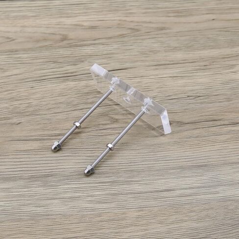 2pcs Acrylic Wall Deck Hanger Acrylic Skateboard Wall Mount Bracket Skateboard Wall Hanger Acrylic Wall Deck Holder Wall Decoration Hanger, Transparent in Saudi Arabia