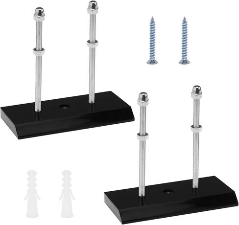 2pcs Acrylic Wall Deck Hanger Acrylic Skateboard Wall Mount Bracket Skateboard Wall Hanger Acrylic Wall Deck Holder Wall Decoration Hanger, Transparent in Saudi Arabia