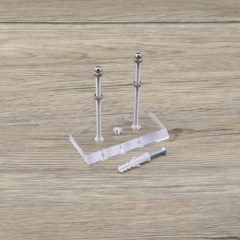 2pcs Acrylic Wall Deck Hanger Acrylic Skateboard Wall Mount Bracket Skateboard Wall Hanger Acrylic Wall Deck Holder Wall Decoration Hanger, Transparent in Saudi Arabia