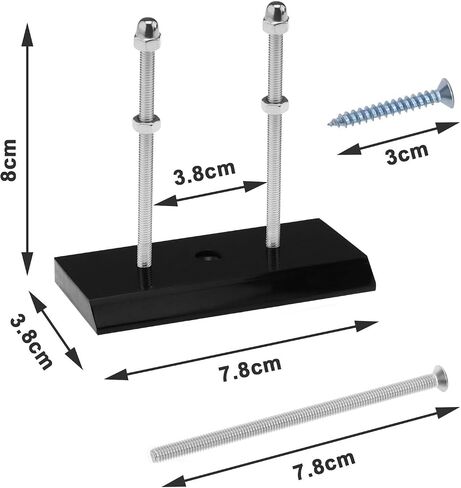 2pcs Acrylic Wall Deck Hanger Acrylic Skateboard Wall Mount Bracket Skateboard Wall Hanger Acrylic Wall Deck Holder Wall Decoration Hanger, Transparent in Saudi Arabia