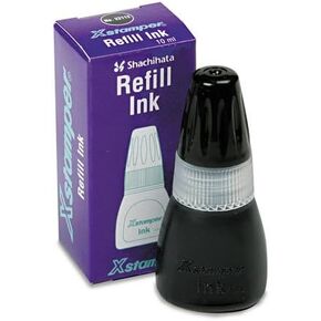 (6 Pack Value Bundle) XST22112 Refill Ink for Xstamper Stamps, 10ml-Bottle, Black