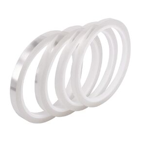 4 Rolls Clear Floral Tapes Waterproof Flower Tape Florist Tape for Bouquet Stem Wrapping and Floral Crafts(2 Rolls 5mm Wide+2 Rolls 8mm Wide)