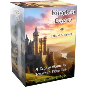 لعبة Fryx Games Kingdom Legacy Feudal Kingdom - لعبة بطاقة استراتيجية - لاعب واحد وأعمار 14+